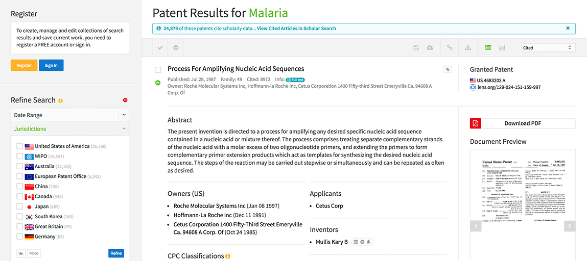 Patent Search & Analysis